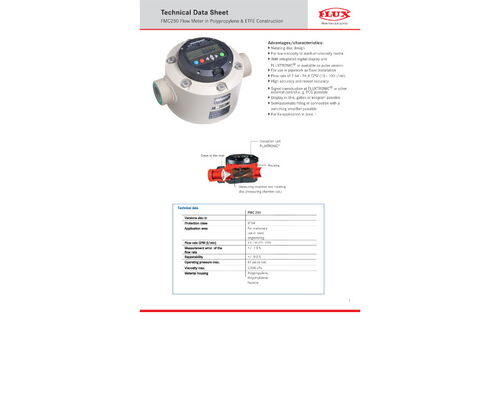 FMC250 flow meter