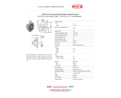 G11A air motor